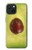 S2552 アボカド Avocado Fruit iPhone 15 バックケース、フリップケース・カバー