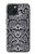 S2855 ラトルスネークスキン グラフィックプリント White Rattle Snake Skin Graphic Printed iPhone 15 バックケース、フリップケース・カバー