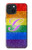 S2899 レインボーLGBTゲイプライド旗 Rainbow LGBT Gay Pride Flag iPhone 15 バックケース、フリップケース・カバー