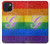 S2899 レインボーLGBTゲイプライド旗 Rainbow LGBT Gay Pride Flag iPhone 15 バックケース、フリップケース・カバー