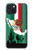 S2994 メキシコサッカー Mexico Football Soccer Map Flag iPhone 15 バックケース、フリップケース・カバー