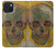 S3359 ヴィンセント・ヴァン・ゴッホ スカル Vincent Van Gogh Skull iPhone 15 バックケース、フリップケース・カバー