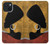 S3453 アフリカの女王ネフェルティティ African Queen Nefertiti Silhouette iPhone 15 バックケース、フリップケース・カバー