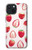 S3481 イチゴ Strawberry iPhone 15 バックケース、フリップケース・カバー