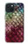 S3539 人魚の鱗 Mermaid Fish Scale iPhone 15 バックケース、フリップケース・カバー