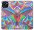 S3597 ホログラフィック写真印刷 Holographic Photo Printed iPhone 15 バックケース、フリップケース・カバー