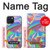 S3597 ホログラフィック写真印刷 Holographic Photo Printed iPhone 15 バックケース、フリップケース・カバー