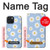 S3681 デイジーの花のパターン Daisy Flowers Pattern iPhone 15 バックケース、フリップケース・カバー