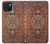 S3813 ペルシャ絨毯の敷物パターン Persian Carpet Rug Pattern iPhone 15 バックケース、フリップケース・カバー