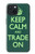 S3862 落ち着いてトレード Keep Calm and Trade On iPhone 15 バックケース、フリップケース・カバー