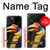 S3876 カラフルなサイチョウ Colorful Hornbill iPhone 15 バックケース、フリップケース・カバー