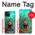 S3893 カクレクマノミ Ocellaris clownfish iPhone 15 バックケース、フリップケース・カバー