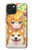 S3918 赤ちゃんコーギー犬コーギー女の子キャンディー Baby Corgi Dog Corgi Girl Candy iPhone 15 バックケース、フリップケース・カバー