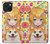 S3918 赤ちゃんコーギー犬コーギー女の子キャンディー Baby Corgi Dog Corgi Girl Candy iPhone 15 バックケース、フリップケース・カバー