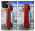 S3925 コラージュヴィンテージ公衆電話 Collage Vintage Pay Phone iPhone 15 バックケース、フリップケース・カバー