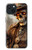 S3949 スチームパンクなスカルの喫煙 Steampunk Skull Smoking iPhone 15 バックケース、フリップケース・カバー