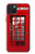 S0058 ロンドン〔イギリス〕の赤い電話ボックス Classic British Red Telephone Box iPhone 15 Plus バックケース、フリップケース・カバー