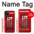 S0058 ロンドン〔イギリス〕の赤い電話ボックス Classic British Red Telephone Box iPhone 15 Plus バックケース、フリップケース・カバー