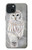 S1566 白フクロウ シロフクロウ Snowy Owl White Owl iPhone 15 Plus バックケース、フリップケース・カバー