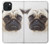 S1852 パグ犬 Pug Dog iPhone 15 Plus バックケース、フリップケース・カバー