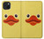 S1922 アヒルの顔 Duck Face iPhone 15 Plus バックケース、フリップケース・カバー