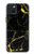 S2896 ゴールドマーブルグラフィックプリント Gold Marble Graphic Printed iPhone 15 Plus バックケース、フリップケース・カバー