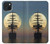 S2897 海賊船 ムーン・ナイト Pirate Ship Moon Night iPhone 15 Plus バックケース、フリップケース・カバー