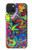 S3255 カラフルパターン Colorful Art Pattern iPhone 15 Plus バックケース、フリップケース・カバー