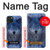 S3410 狼 ドリームキャッチャー Wolf Dream Catcher iPhone 15 Plus バックケース、フリップケース・カバー