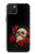 S3753 ダークゴシックゴススカルローズ Dark Gothic Goth Skull Roses iPhone 15 Plus バックケース、フリップケース・カバー