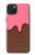 S3754 ストロベリーアイスクリームコーン Strawberry Ice Cream Cone iPhone 15 Plus バックケース、フリップケース・カバー