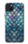 S3809 人魚の鱗 Mermaid Fish Scale iPhone 15 Plus バックケース、フリップケース・カバー