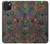 S3815 サイケデリックアート Psychedelic Art iPhone 15 Plus バックケース、フリップケース・カバー