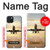 S3837 飛行機離陸日の出 Airplane Take off Sunrise iPhone 15 Plus バックケース、フリップケース・カバー