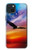 S3841 白頭ワシ カラフルな空 Bald Eagle Flying Colorful Sky iPhone 15 Plus バックケース、フリップケース・カバー