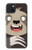 S3855 ナマケモノの顔の漫画 Sloth Face Cartoon iPhone 15 Plus バックケース、フリップケース・カバー