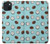 S3860 ココナッツドット柄 Coconut Dot Pattern iPhone 15 Plus バックケース、フリップケース・カバー