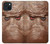 S3940 レザーマッドフェイスグラフィックペイント Leather Mad Face Graphic Paint iPhone 15 Plus バックケース、フリップケース・カバー
