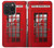 S0058 ロンドン〔イギリス〕の赤い電話ボックス Classic British Red Telephone Box iPhone 15 Pro バックケース、フリップケース・カバー