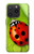 S0892 天道虫 Ladybug iPhone 15 Pro バックケース、フリップケース・カバー