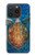 S1249 青い海亀 Blue Sea Turtle iPhone 15 Pro バックケース、フリップケース・カバー