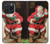 S1417 サンタクロースメリークリスマス Santa Claus Merry Xmas iPhone 15 Pro バックケース、フリップケース・カバー