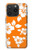 S2245 ハワイのハイビスカスオレンジ柄 Hawaiian Hibiscus Orange Pattern iPhone 15 Pro バックケース、フリップケース・カバー