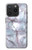 S2316 ダークブルーマーブルグラフィック Dark Blue Marble Texture Graphic Print iPhone 15 Pro バックケース、フリップケース・カバー