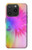 S2488 絞り染め カラフル Tie Dye Color iPhone 15 Pro バックケース、フリップケース・カバー