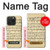 S2504 ヴィンテージ音楽シート Vintage Music Sheet iPhone 15 Pro バックケース、フリップケース・カバー