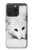 S2569 ホワイト北極キツネ White Arctic Fox iPhone 15 Pro バックケース、フリップケース・カバー