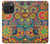 S3272 カラフルなパターン Colorful Pattern iPhone 15 Pro バックケース、フリップケース・カバー