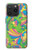 S3273 フラワーラインアートパターン Flower Line Art Pattern iPhone 15 Pro バックケース、フリップケース・カバー