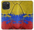 S3306 コロンビアの旗ビンテージフットボールのグラフィック Colombia Flag Vintage Football Graphic iPhone 15 Pro バックケース、フリップケース・カバー